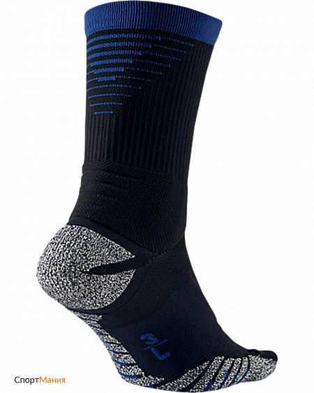 SX5089-012 Носки тренировочные Nike Grip Strike Crew черный, синий