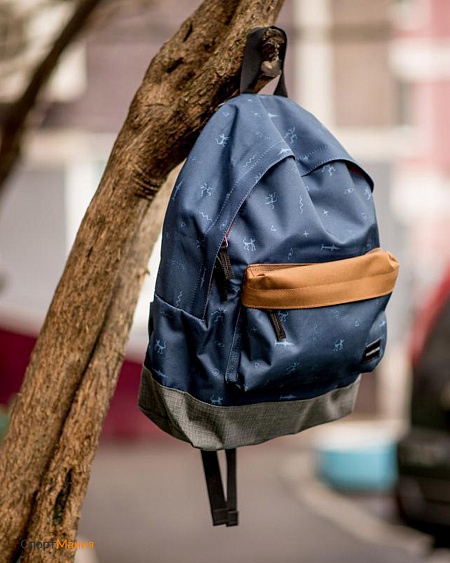 EQYBP03277-CQF6 Рюкзак Quiksilver Everyday Poster 2 темно-синий, коричневый