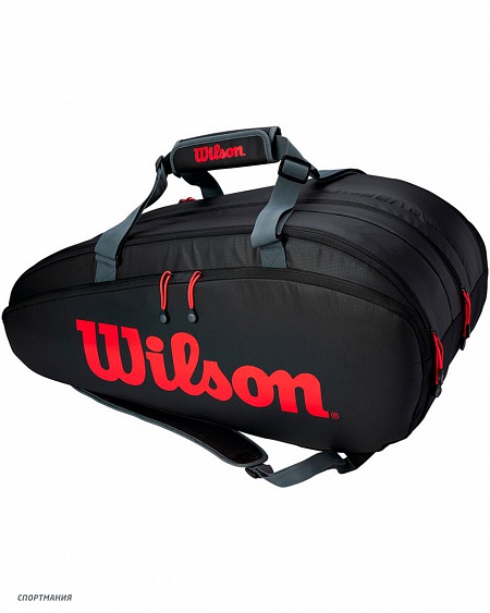 WR8005001 Рюкзак Wilson Tour 3 Comp Clash черный, красный