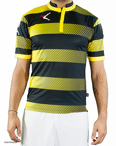 M1101-1007 Футболка игровая Legea Maglia Edimburgo желтый, черный