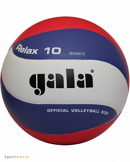 BV5461S Волейбольный мяч Gala Relax 10 белый, синий, красный