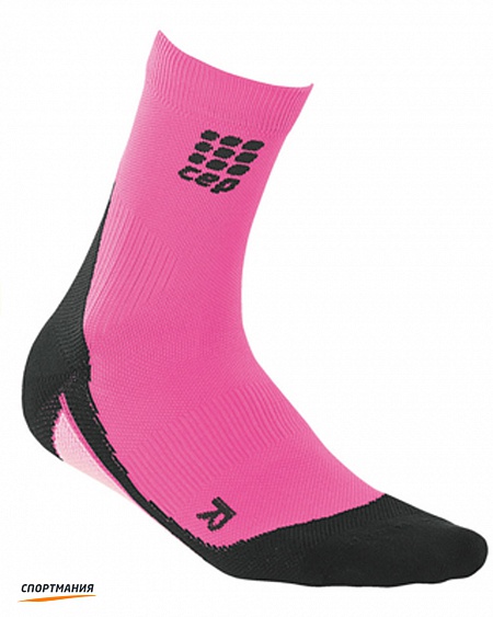 C10W-X Женские средние носки CEP C10W розовый, черный