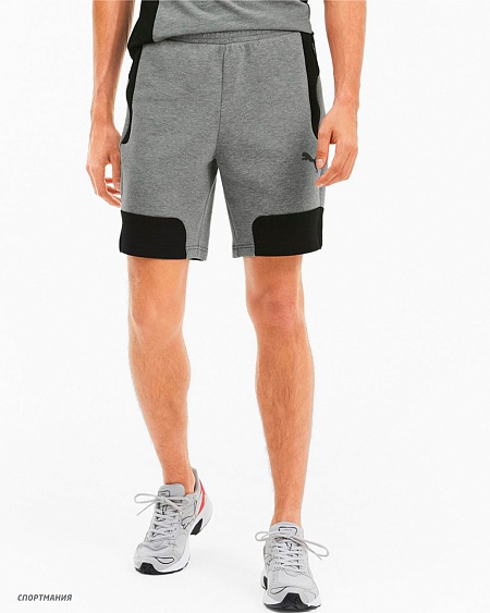 58148703 Шорты Puma Evostripe Shorts 8 серый, черный