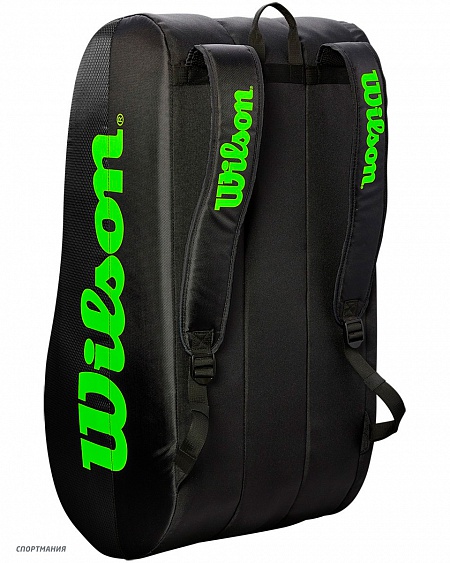 WR8009501 Рюкзак Wilson Team 3 Comp черный, зеленый