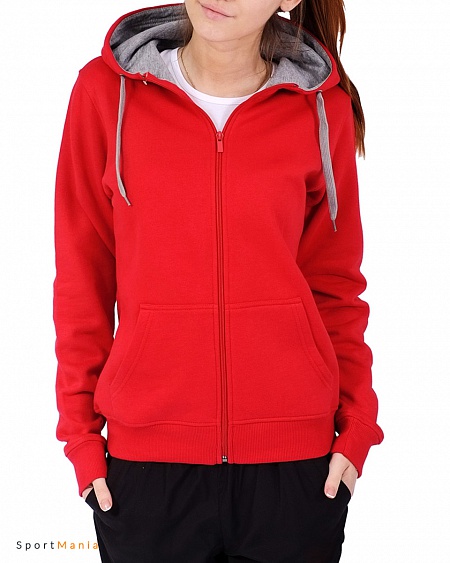 17W-14/50 Толстовка Style Women красный, серый