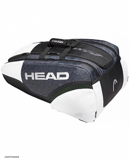 283009-BKWH Спортивная сумка Head Djokovic 12R Monstercombi темно-синий, белый, черный