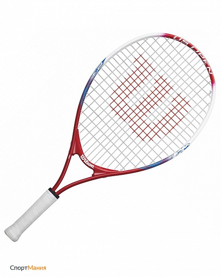 WRT21020U Теннисная ракетка Wilson US Open 23 красный, белый