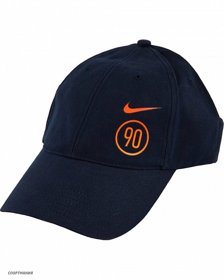 206290-460 Бейсболка Nike темно-синий, оранжевый