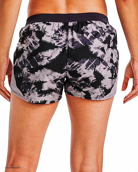 1350198-591 Шорты для бега Under Armour Fly By 2.0 Printed Short черный, серый