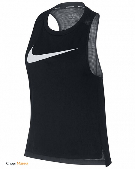 AH4849-010 Женская майка Nike Dry Miler Tank Hb черный