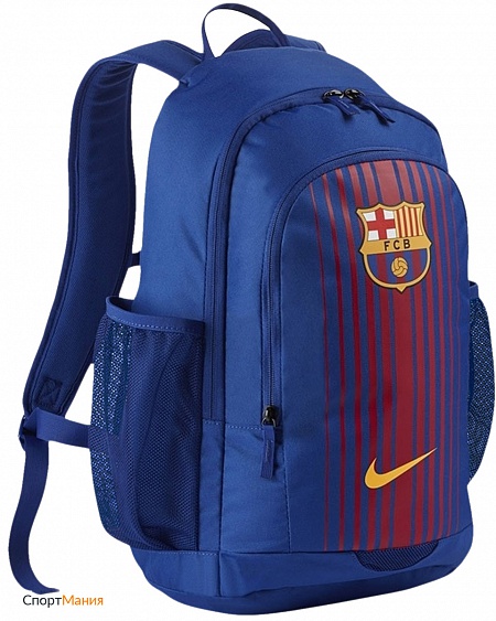 BA5363-451 Рюкзак Nike ФК Барселона Stadium синий, красный