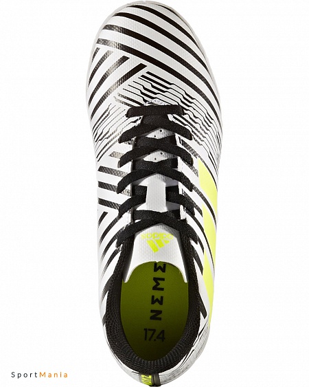 S82464 Футзалки подростковые Adidas Nemeziz 17.4 белый, черный