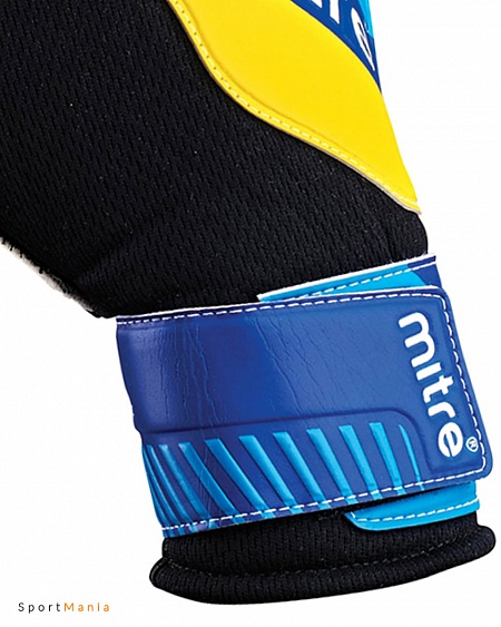 G70009BCY Перчатки вратарские детские Mitre Magnetite синий, желтый, белый