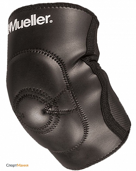 417 Налокотник с защитными подушечками Mueller Elbow Sleeve Padded черный
