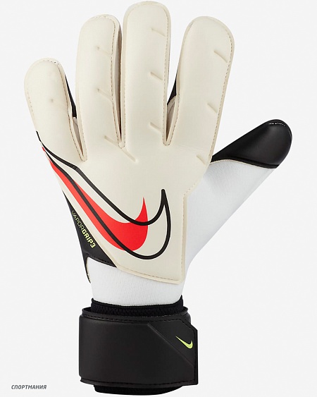 CN5650-101 Вратарские перчатки Nike GK Vapor Grip3 белый, красный, черный