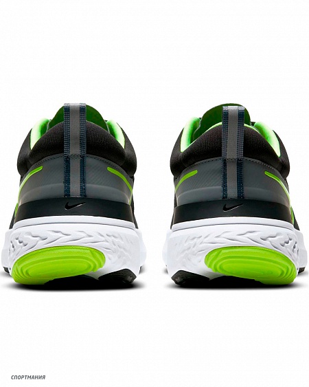 CW7121-002 Кроссовки Nike React Miler 2 серый, зеленый, белый