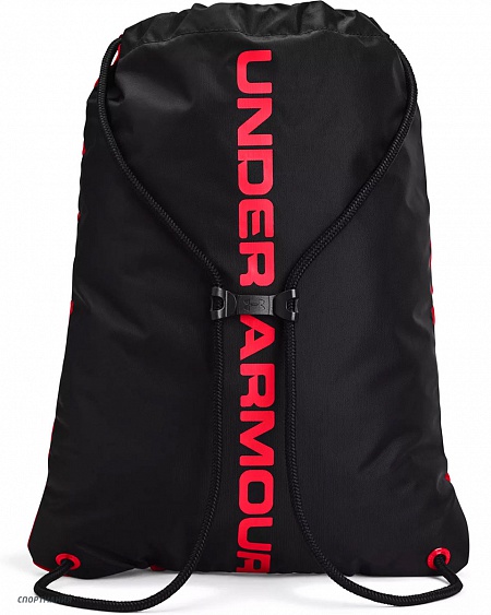 1240539-601 Рюкзак-мешок Under Armour Ozsee Sackpack красный, черный, белый