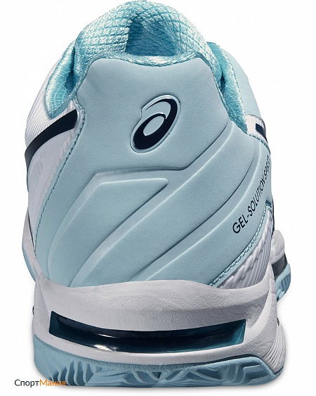 E651N-0161 Кроссовки теннисные Asics Gel-Solution Speed 3 Clay белый, голубой