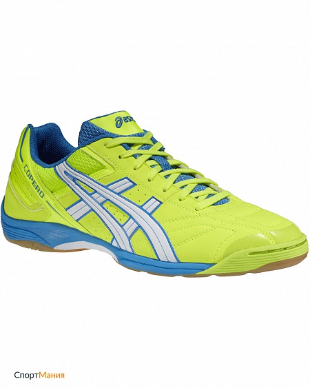 P014Y-0701 Футзалки Asics Copero S светло-зеленый, синий