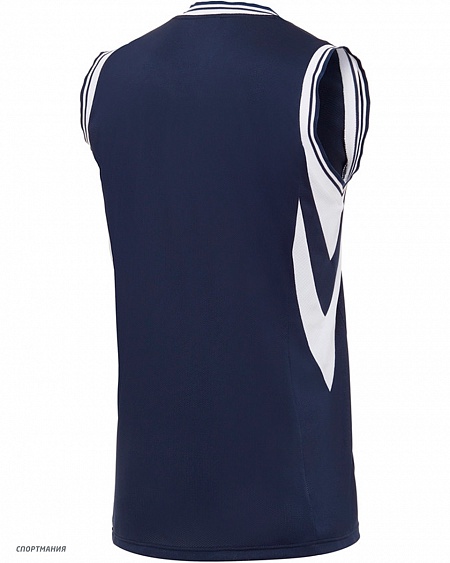 45290701 Баскетбольная майка Macron Ethane темно-синий, белый