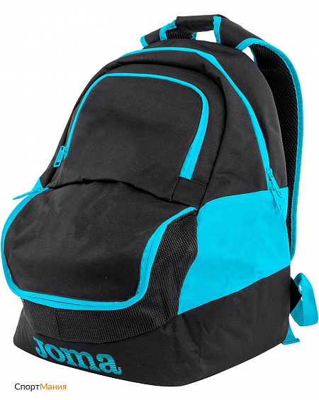 400235.116 Рюкзак спортивный Joma Diamond II черный, голубой