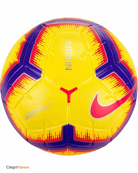 SC3513-710 Мяч футбольный Nike RPL Merlin желтый, темно-синий, ярко-оранжевый