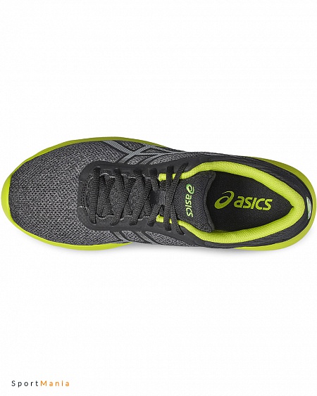 T6H3N-9593 Кроссовки Asics Nitrofuze серый, неоновый-желтый