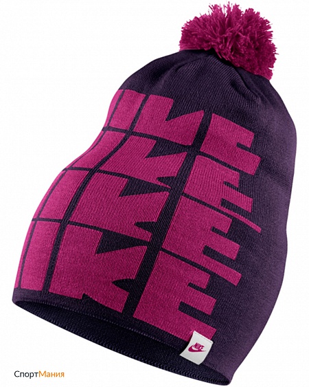 805050-524 Шапка детская Nike Futura Beanie фиолетовый, маджента