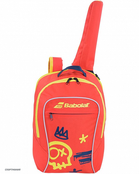 753083-104 Рюкзак спортивный Babolat Junior Club красный, желтый, темно-синий