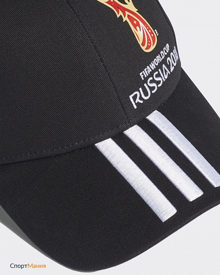 CF3399 Бейсболка Adidas FIFA World Cup Emblem черный, серый