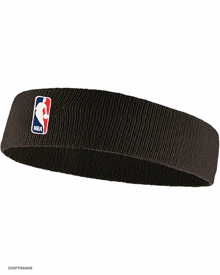 N.KN.02.001 Повязка на голову Nike Headband NBA черный