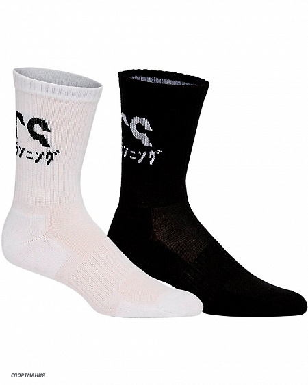 3013A453-002 Носки Asics 2ppk Katakana Sock черный, белый