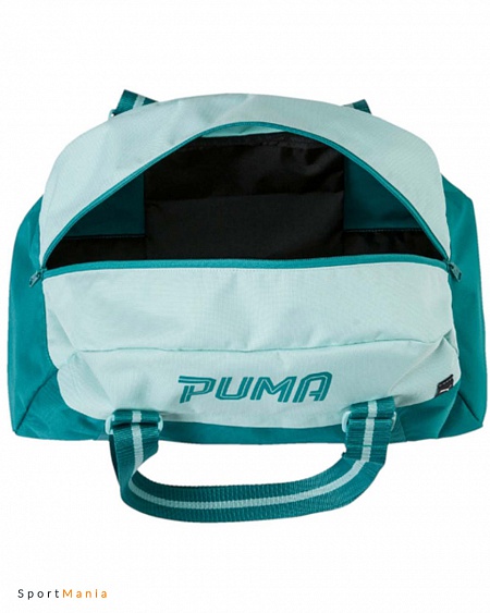 07441102 Сумка женская Puma Fundamentals голубой, светло-зеленый