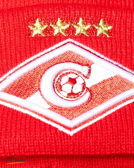 118 Детская шапка Atributika&Club ФК Спартак красный, белый