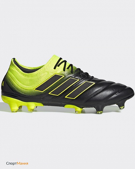 BB8088 Бутсы Adidas Copa 19.1 FG черный, светло-зеленый