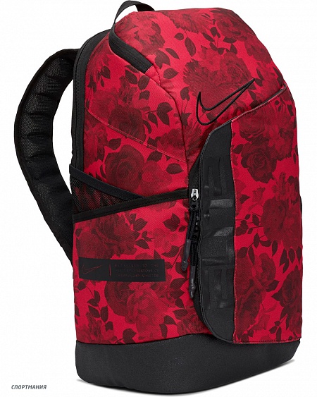 CQ4757-657 Рюкзак для для баскетболаа Nike Elite Pro красный, черный