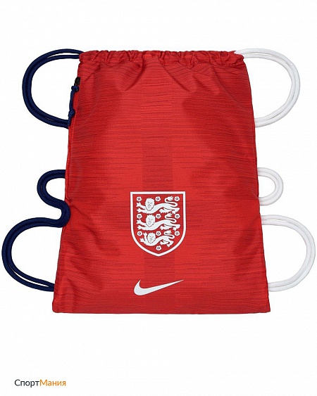 BA5463-600 Рюкзак-мешок Nike England Stadium красный