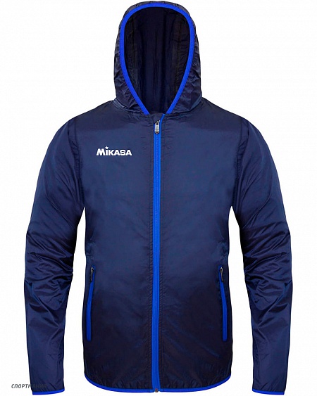 MT911-064 Куртка ветровка Mikasa темно-синий, синий, белый
