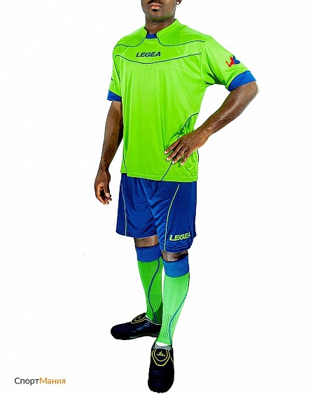 KITR014-2802 Форма футбольная Legea Brasilia Tuono светло-зеленый, синий