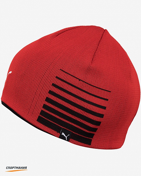 2235701 Шапка Puma Liga Reversible Beanie черный, красный