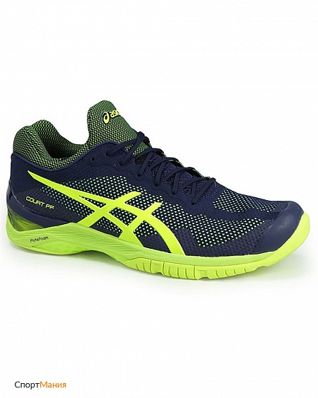 E700N-4907 Теннисные кроссовки Asics Court FF темно-синий, светло-зеленый