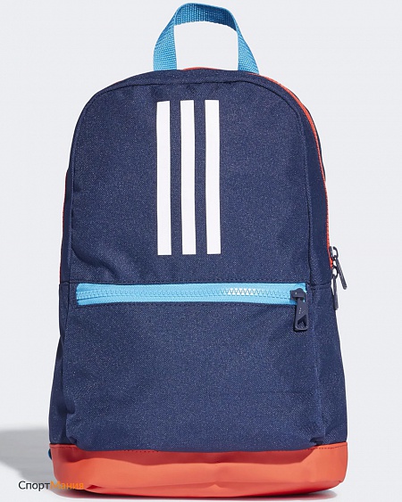 DW4760 Детский рюкзак Adidas 3-Stripes темно-синий, оранжевый, голубой