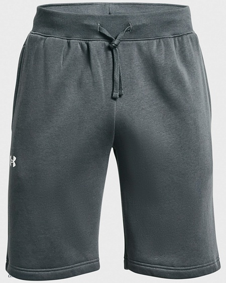 1363932-012 Шорты Under Armour Rival Cotton Shorts серый, белый