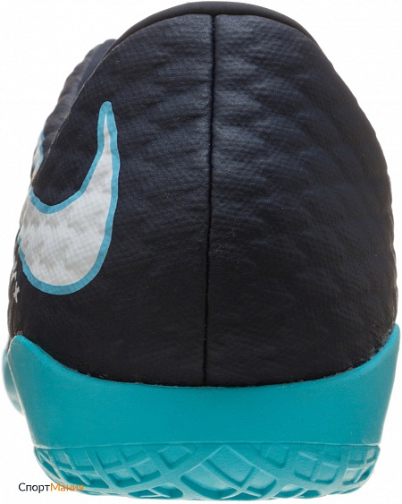 852563-414 Футзалки Nike Hypervenom Phelon III черный, голубой