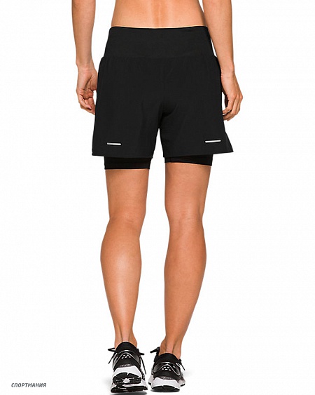 2012A771-001 Шорты спортивные Asics Road 2-N-1 5.5IN SHORT W черный