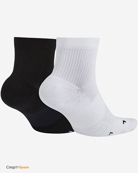 SX7556-906 Носки Nike Multiplier (2 пары) черный, белый