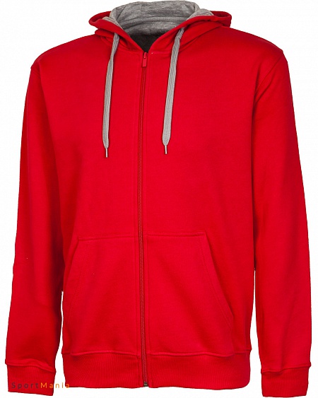 17J-14 Толстовка Style Junior красный, серый