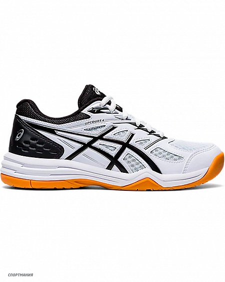 1074A027-100 Кроссовки волейбольные детские Asics Upcourt 4 GS белый, черный