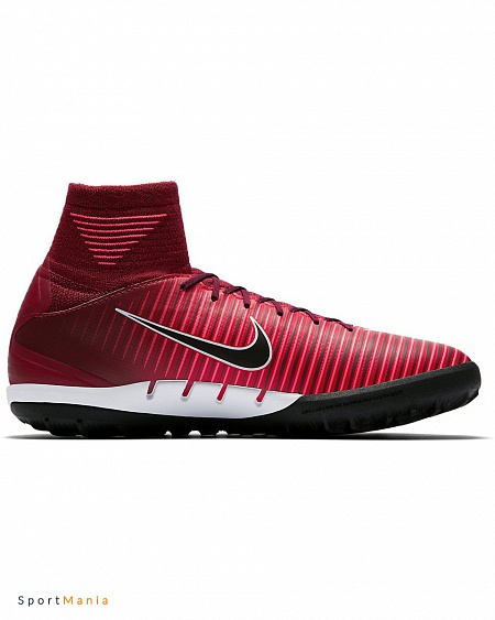 831972-606 Шиповки детские Nike Mercurialx Proximo II DF красный, черный, белый