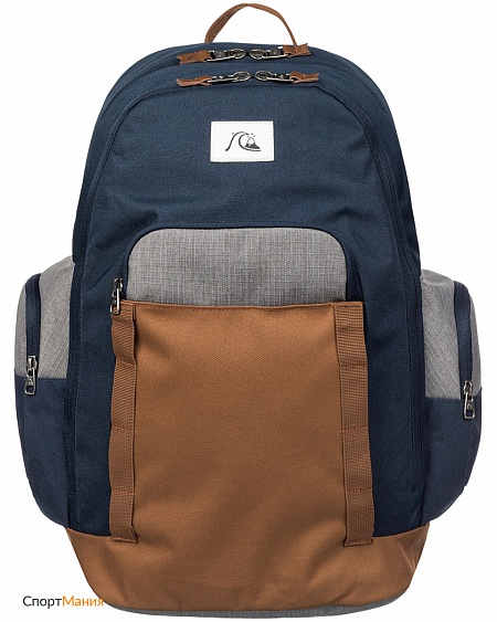 EQYBP03149-KPV0 Рюкзак Quiksilver 1969 Special M темно-синий, коричневый, серый
